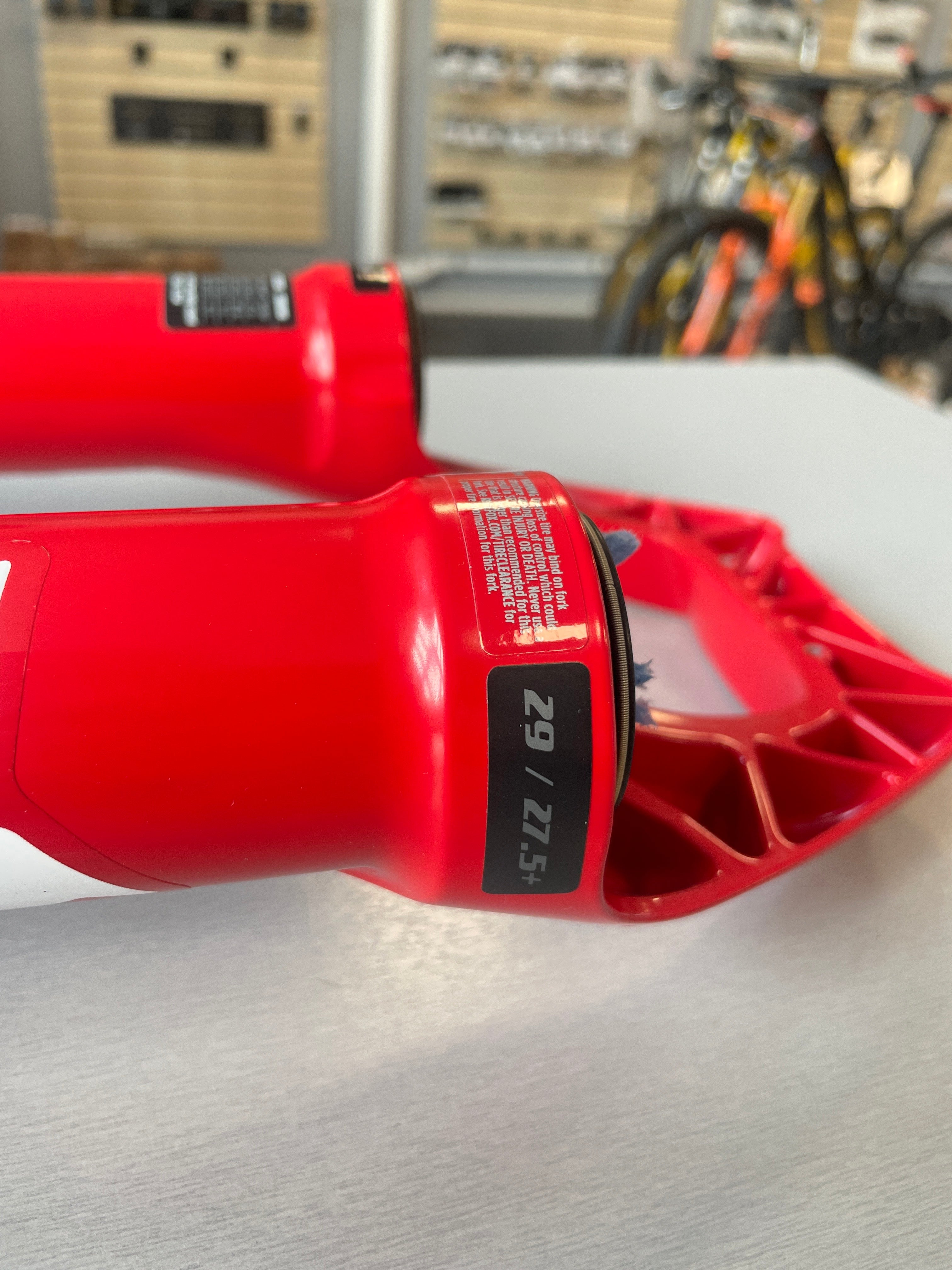 Marzocchi Bomber Z1 Lower Leg Assy 29in 170 15x110 QR Gloss Red P-S