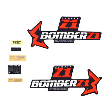 Decal Kit: Marzocchi Bomber Z1 Std/Matte Blk