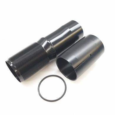 MOTO-STOSSDÄMPFERGEHÄUSEROHR-KIT 222X70 SCHWARZ