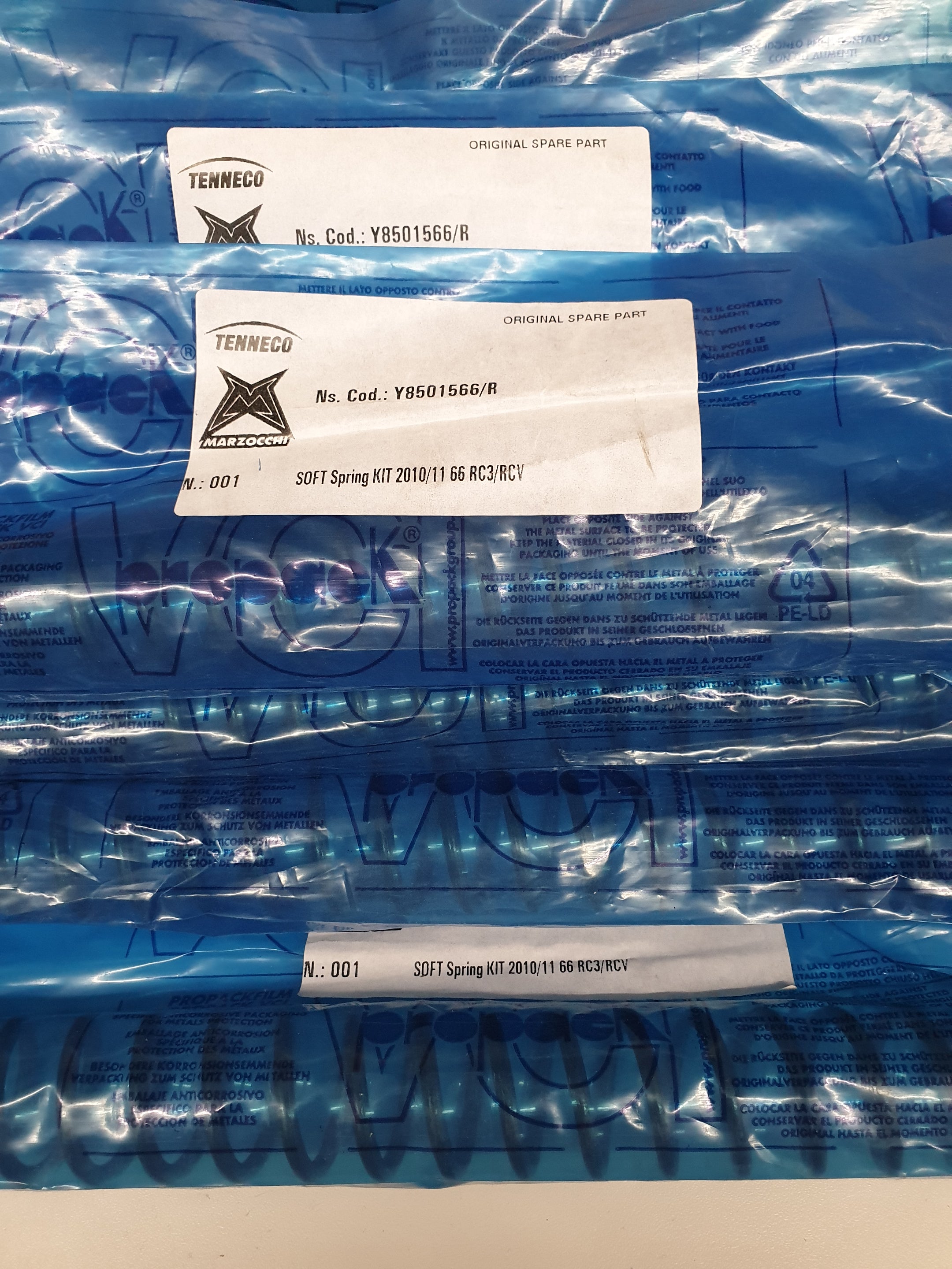 Marzocchi Bomber SOFT Spring KIT 2010/11 66 RC3/RCV K4.4