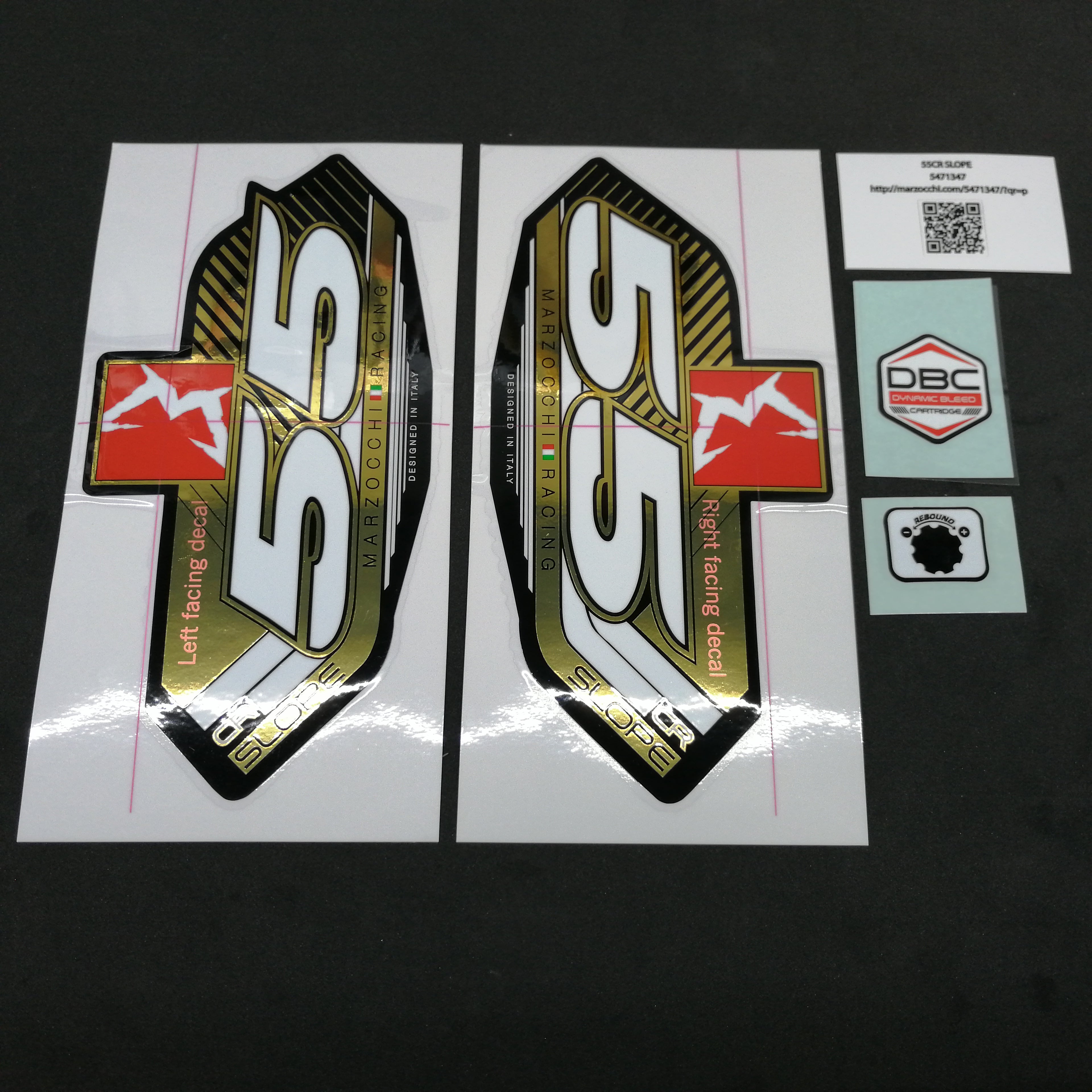 AUFKLEBER-KIT MY15 55 CR SLOPE BLKF